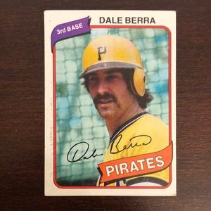 Vintage Topps MLB Dale Berra Pittsburgh Pirates Baseball Card